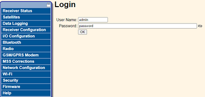 Administrator Login Page