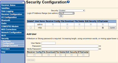 Security Configuration