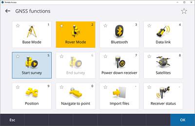 Trimble Access GNSS Functions