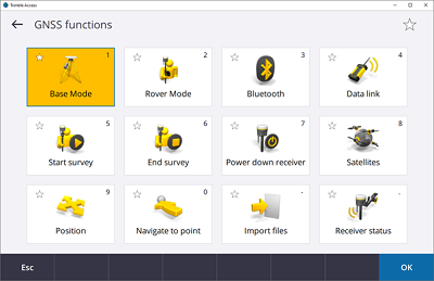 Trimble Access GNSS Functions