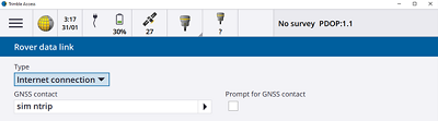 Trimble Access Rover Data Link