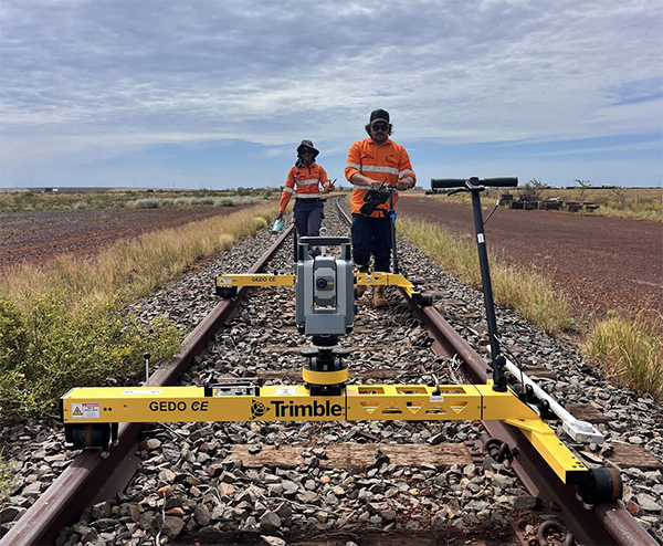 Peter Thomson providing Trimble Rail Support in Australia