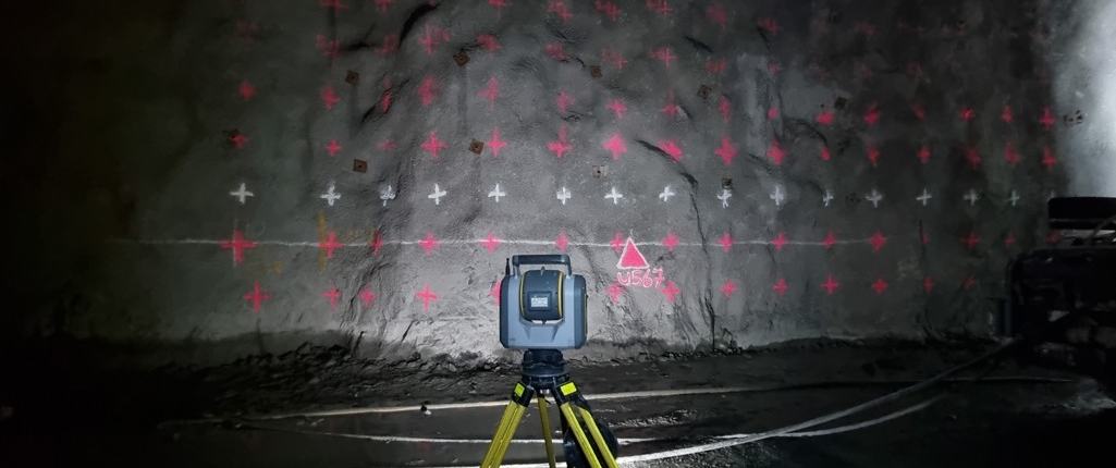 The SX12 Total Station used for hard rock tunnelling on Kidston Hydro Project.