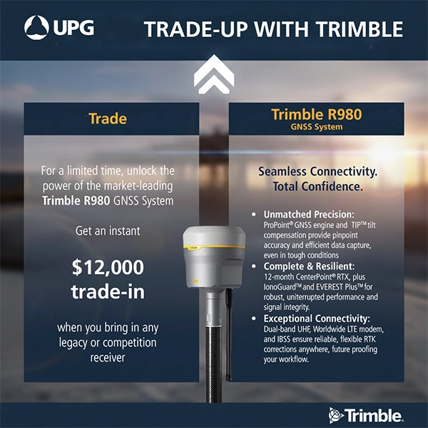Trimble R980 trade-up offer