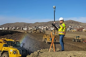 construction-site-surveyor-gnss-grading and TSC710