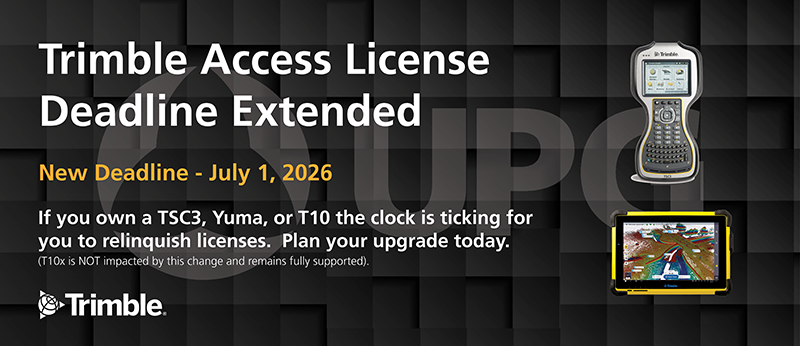 Trimble Access Licence Relinquish Program Extended to July 2026